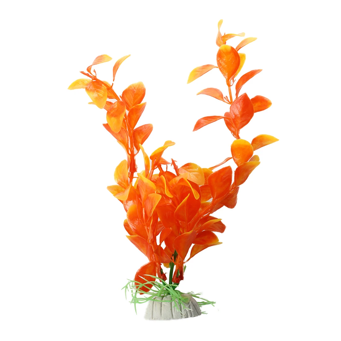 

Artificial Plastic Water Plant Decoration for Aquarium Fish Fish Tank Orange
