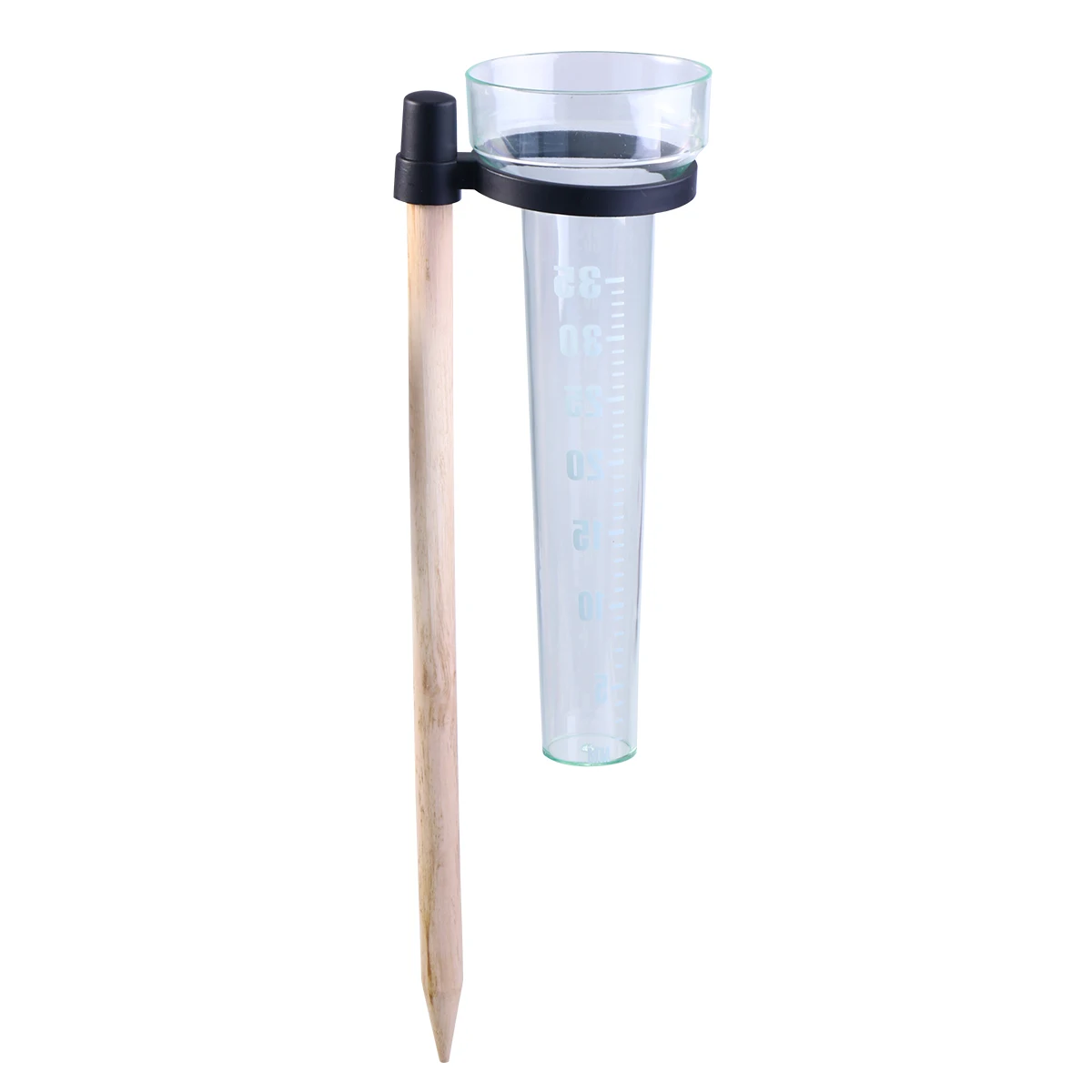 

Garden Outdoor Rainfall Gauge Rain Meter PS Plastic measuring Cup and Wooden Sticks