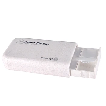 

1PC Pill Case 6 Slot Automatic Drawer Weekly Press Medicine Box Pill Box for Pills