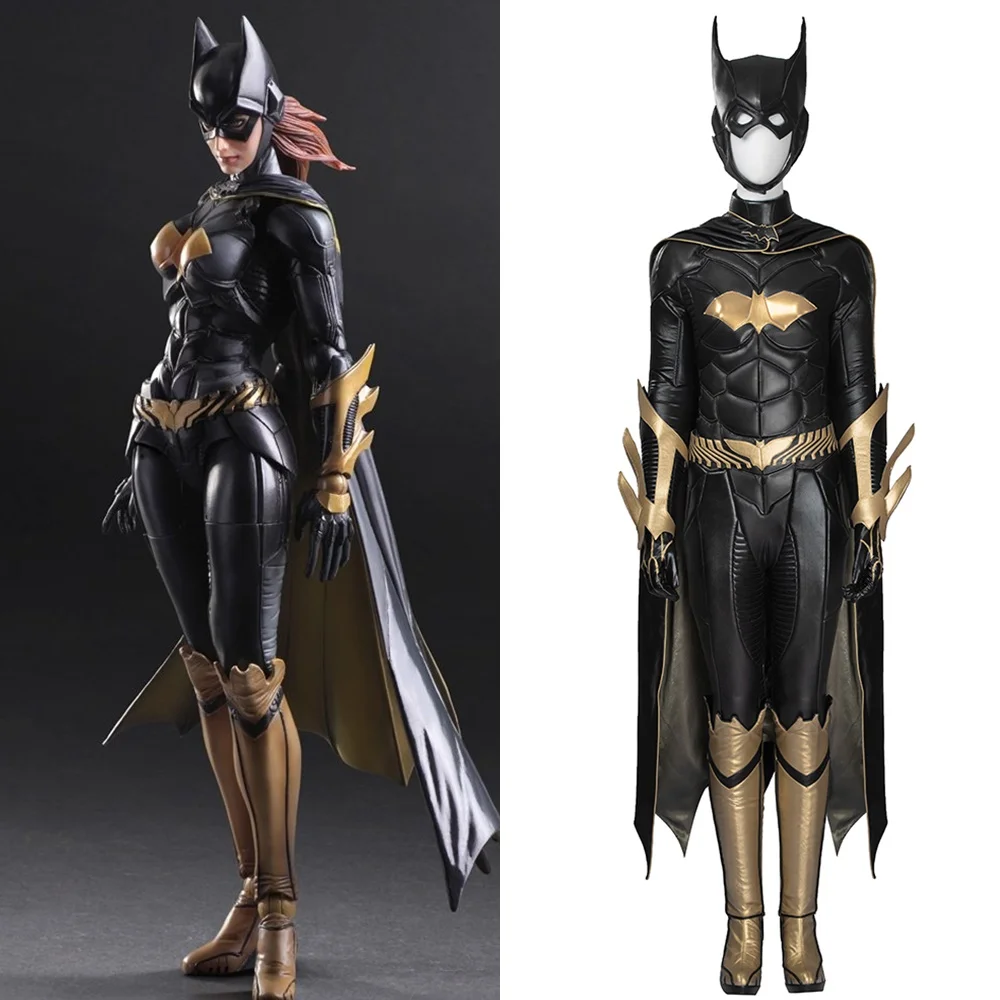 

Batman Arkham Knight Batgirl Cosplay Costume Halloween Outfit
