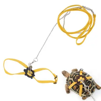 

Small Pet Hamster Training Adjustable Soft Comfortable Turtle Traction Rope Lead Leash for Pet Reptile Lizard