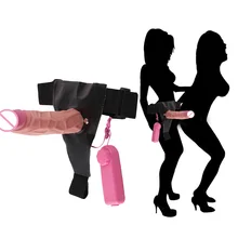 Strap On Dildo Vibrator Sex Toys For Lesbian Clitoris Stimulator G spot Massager With Remote Control Female Masturbator Sex Shop