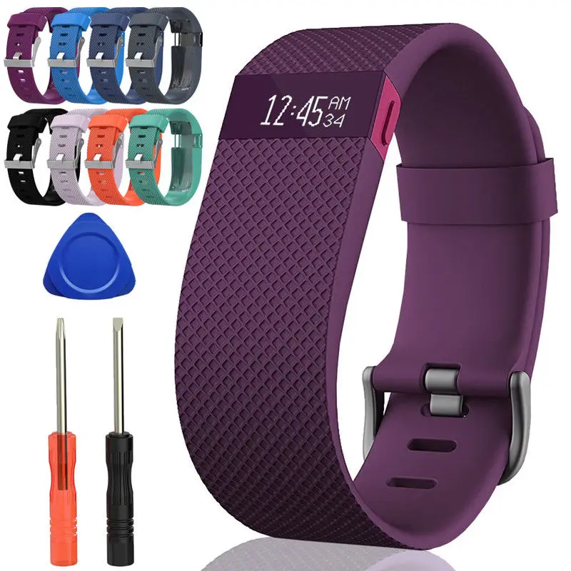 

Silicone Strap Wristband Replacement smart wristband Band With Tools for Fitbit Charge HR