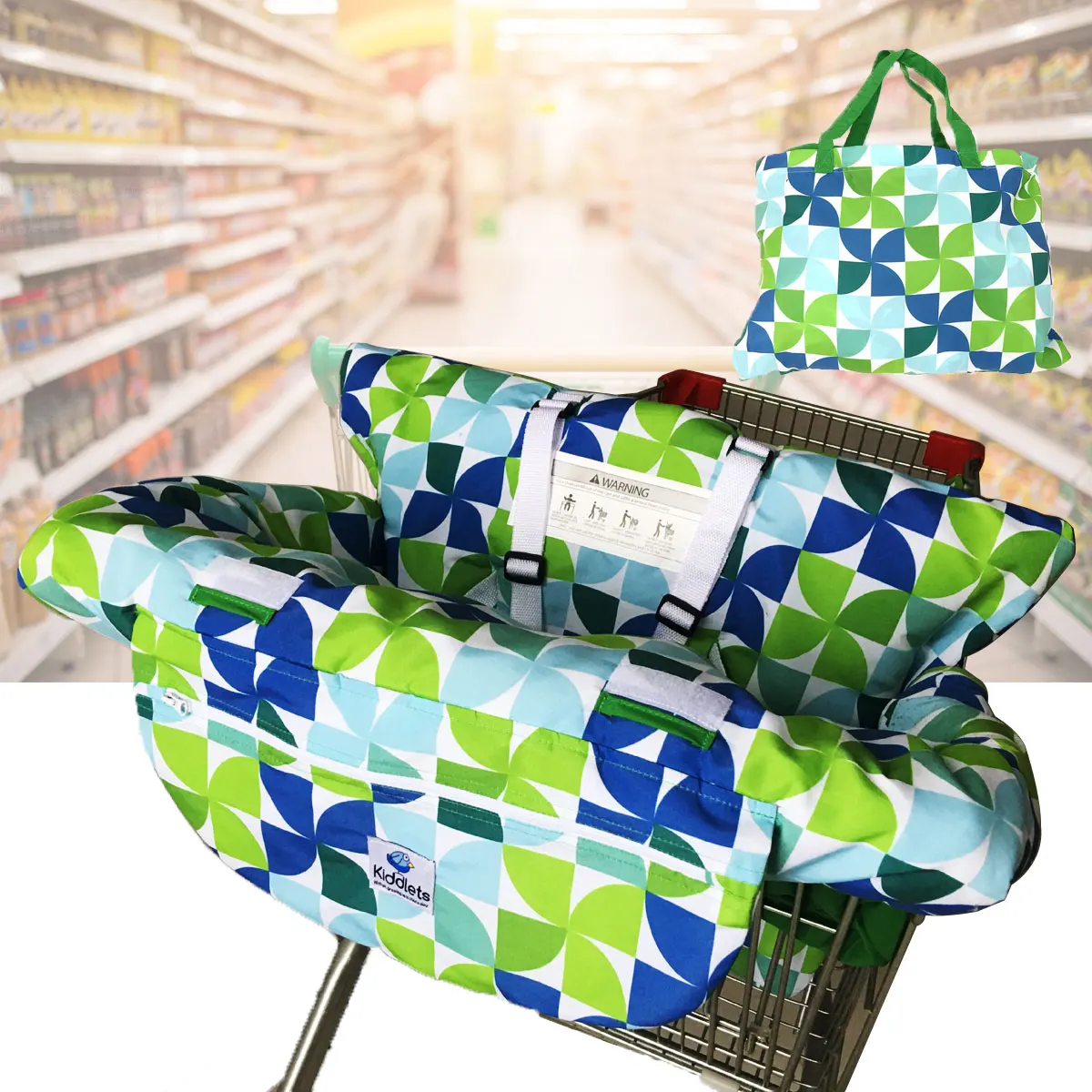 

bioby Multifunctional Baby Children Folding Shopping Cart Cover Baby Shopping Push Cart Protection Baby Chair Pad Seat Mat