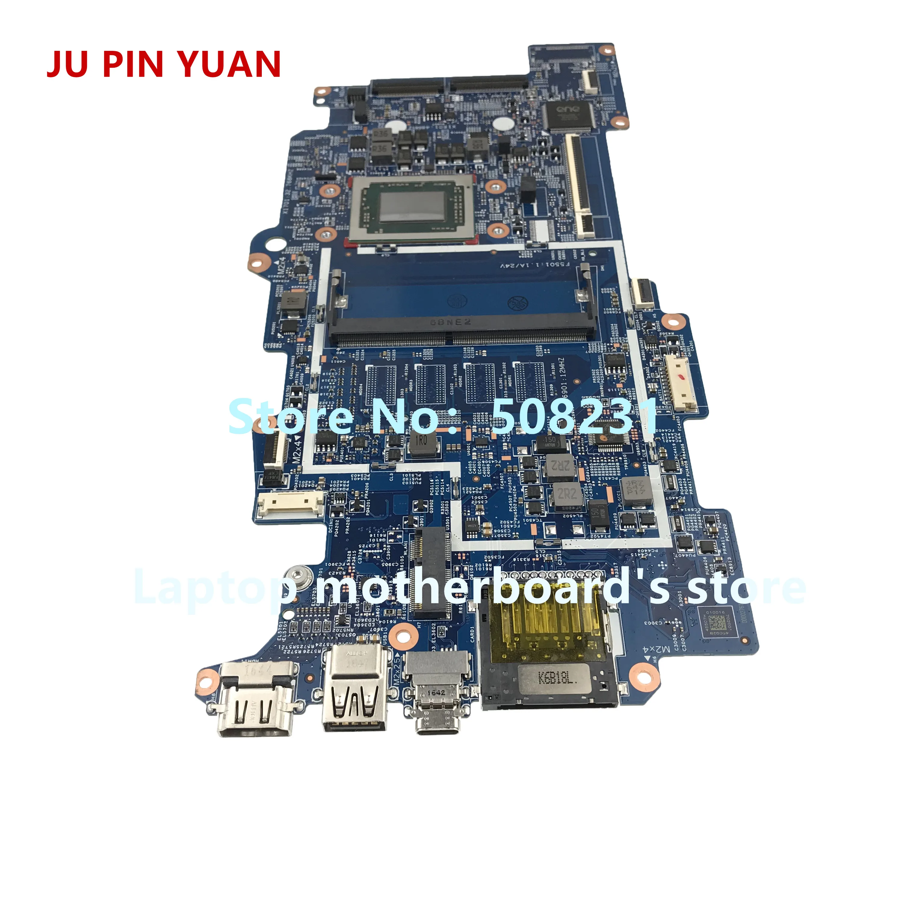 Ju pin yuan 856307-601 448.07H05.002N материнская плата для hp ENVY X360 15-AR 15Z-AR M6-AR Материнская плата ноутбука FX-9800P полностью протестирована