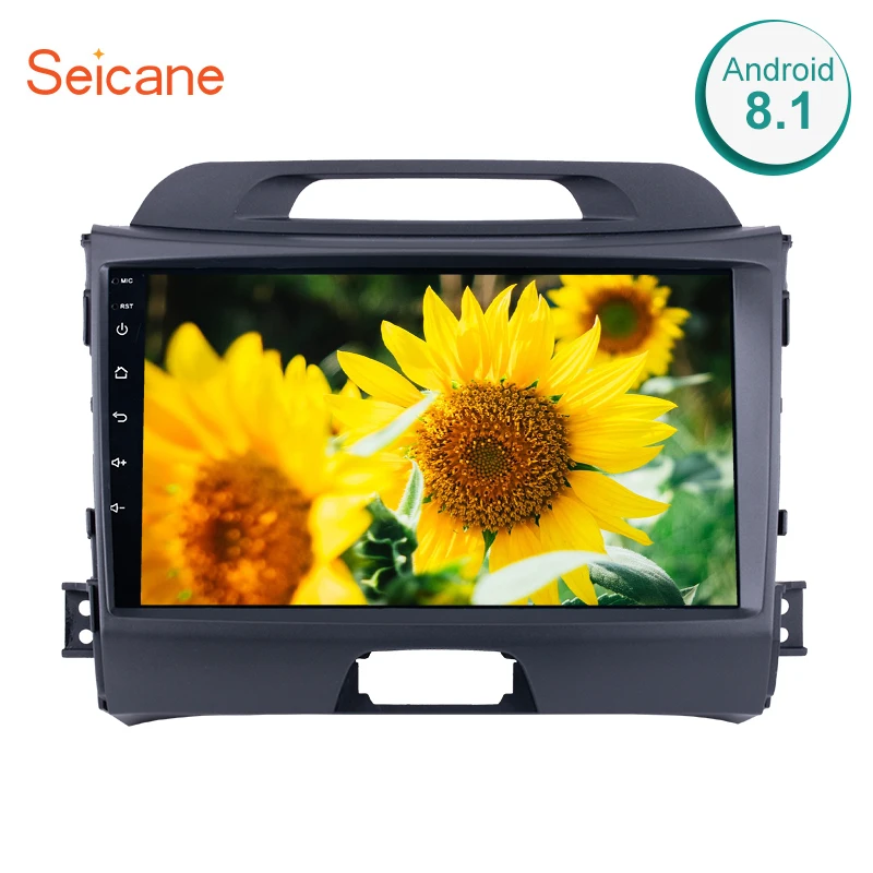 Seicane Автомобильный gps Android7.1/8 1 HD 9 &quotWifi головное устройство Радио Аудио для KIA Sportage