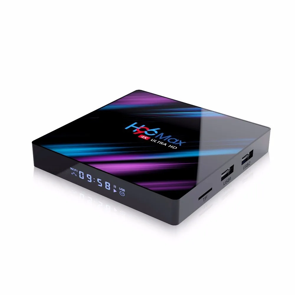 H96 MAX 3318 2G 16G Rockchip RK3318 четырехъядерный Android 9,0 OS tv Box ram 4GB rom 64GB Dual Wifi UHD BT4.0 телеприставка