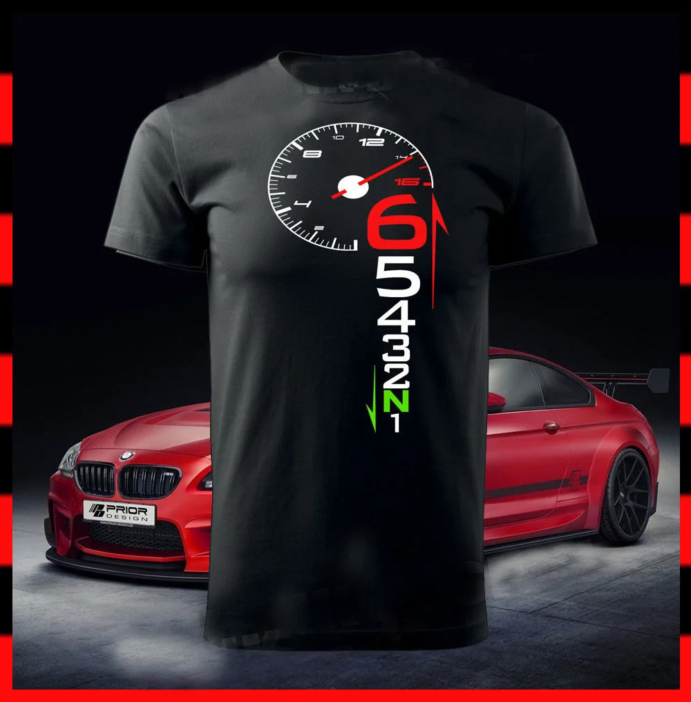 

2019 Hot Sale New Men'S Hot sale T Shirt New Fashion Men'S T Shirt 1200 Gs Speedometer Gs 1200 Gear Car fans Rally Tee Shirt