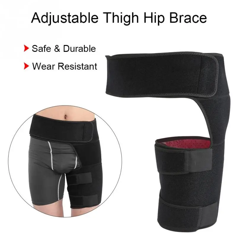 Adjustable Thigh Brace Support Hip Brace Thigh Protection Shinguards