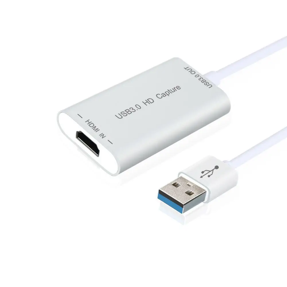 HDMI к USB 3 0 устройство захвата карты ключ 1080P видео аудио адаптер Win Mac US|Карты видео-