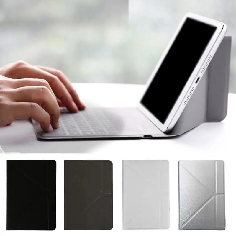  Waterproof Tablet Bluetooth Keyboard PU Cover for iPad mini 4 Removable Ultra-thin Tablet Keyboard 