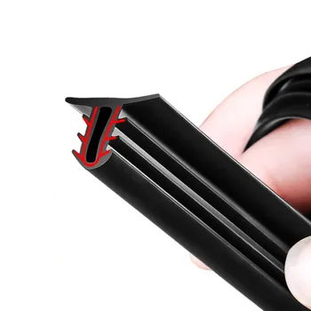 

1.6M Self Adhesive Automotive Rubber Seal Strip For Car Window Door Engine Cover Car Door Seal Edge Trim Noise Insulation