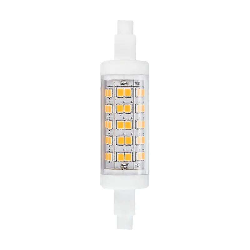 

LKLTFX 50Pack r7S lampada lampara led lamp bulb skd 60 beads 5W corn light led bulb skd living room decoration AC110/220V