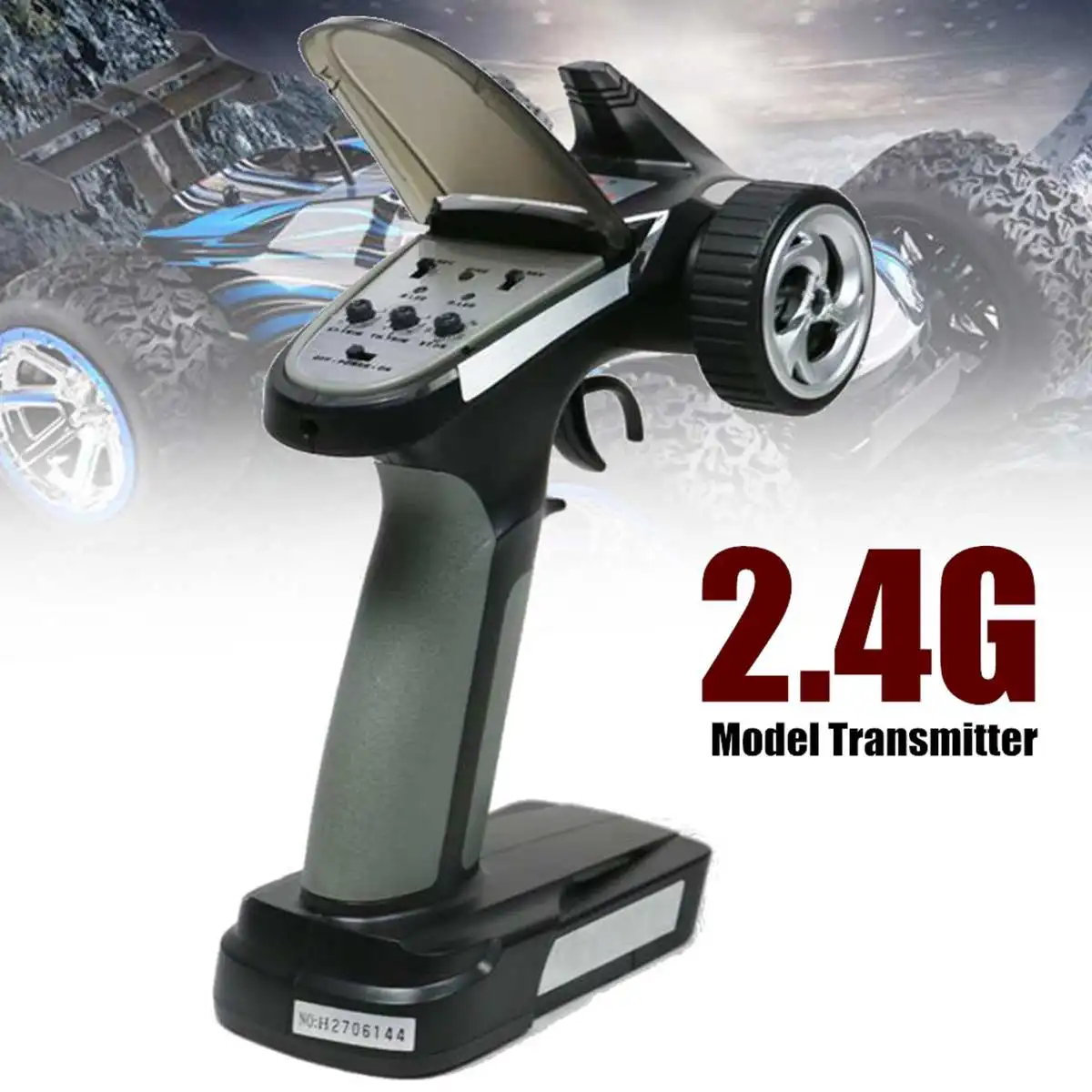 

2CH 2.4GHZ 500KHz Radio Portable RC Transmitter & Receiver For RC Car Boat Model Remote Control Toys Parts Accessories Fittings