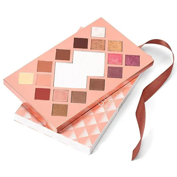 1 шт. палитра теней для век Косметика с бриллиантовым блеском Metallic16Colors