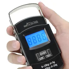 

personal Electronic Scale 110lb/50kg Desining characterize smart Scale Hook Portable 10g Travel Digital LCD Luggage by