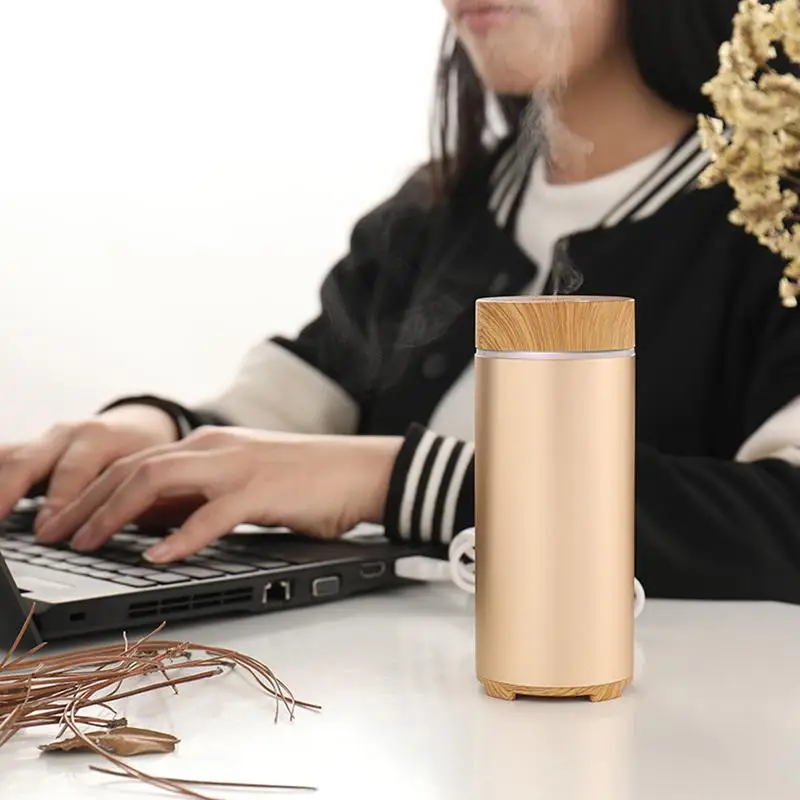 

150ml USB Aluminum Alloy Humidifier Portable Hydrating Beauty Spray Desktop Gift Mini Aroma Diffuser