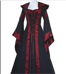 Горячая Ренессанс для женщин средневековый костюм Maiden Необычные косплэй над платьем костюмы на Хэллоуин для платье в викторианском стиле