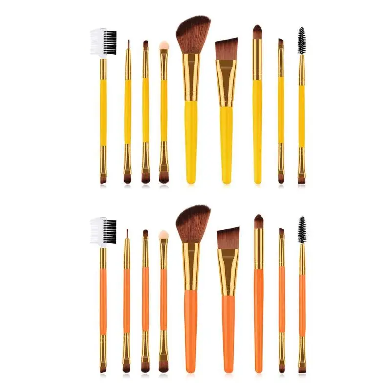 

9pcs/Set Professional Double Head Makeup Brushes Eyelash Eye Face Foundation Beauty Cosmetic Pens Tools 2019 new year gift