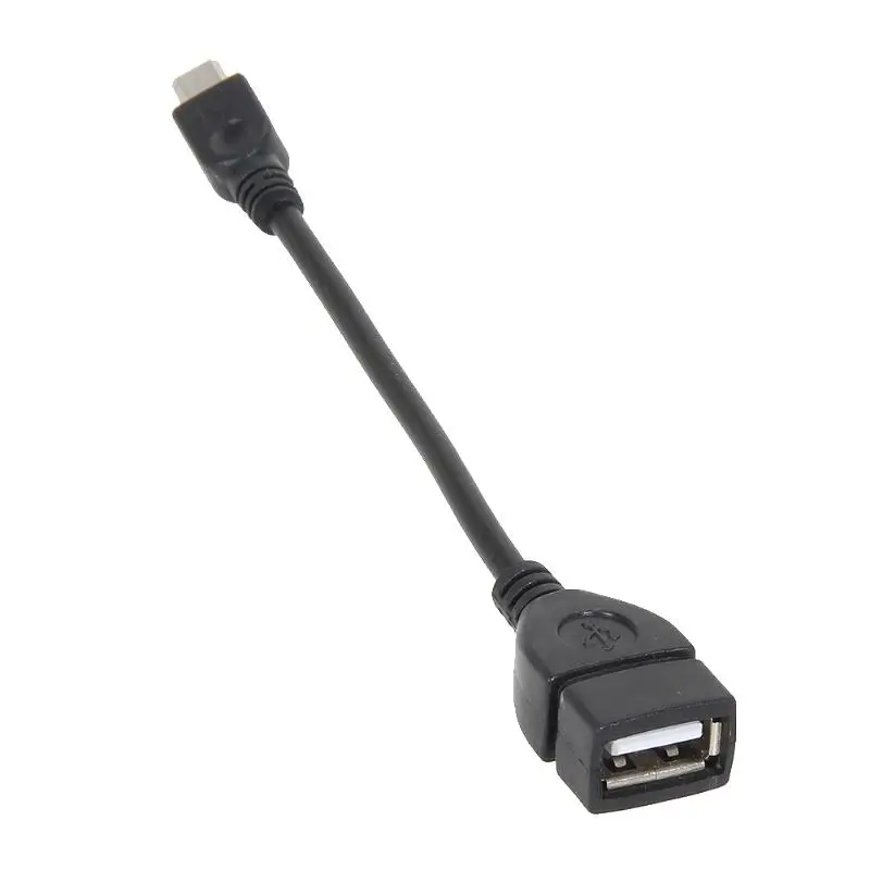 Micro USB мужчина к USB2.0 Женский хост OTG Кабель-адаптер для samsung Mp3 PC Камера Портативный дизайн совместима все устройства