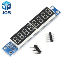 MAX7219 светодиодный точечно-матричный 8-значный цифровой светодиодной лампой Дисплей Управление модуль для Arduino 3,3 V 5V микро Управление; Последовательный драйвер 7-ми сегментный