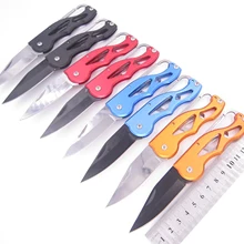 Складной нож для выживания, нож для чистки посылок, острый карабин, коробка для фруктов, многофункциональная посылка