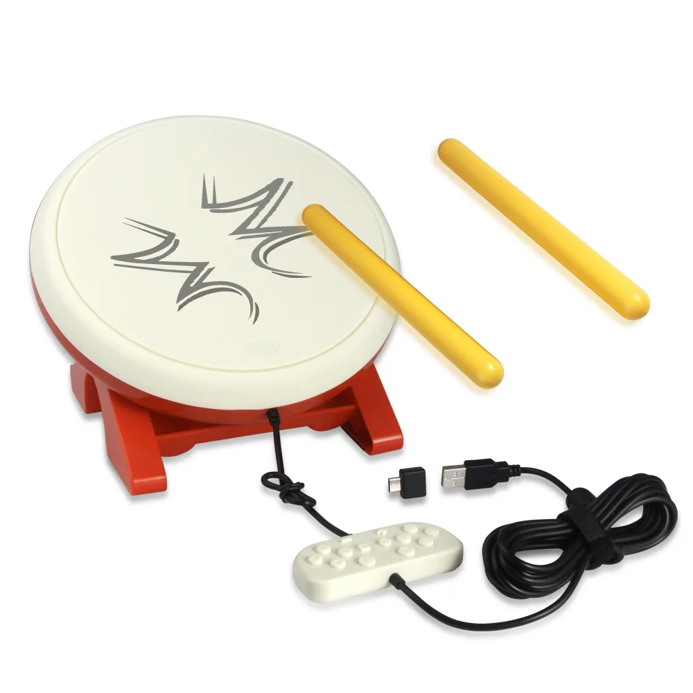 Контроллер OSTENT барабан Тайко Taiko No Tatsujin для консоли Nintendo Switch|Барабаны| |