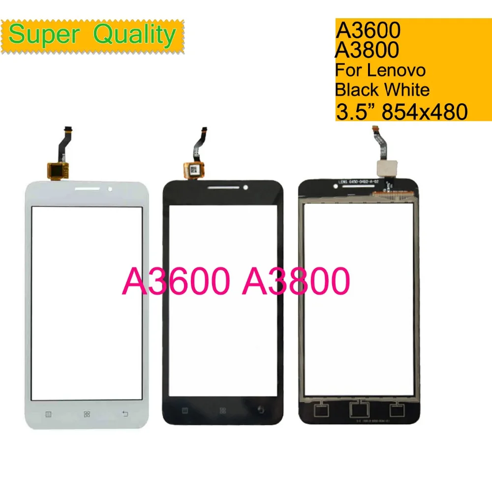 

10Pcs/lot Touchscreen For Lenovo A3600 A3600-D A3600D A3800 Touch Screen Digitizer Touch Panel Sensor Front Outer Glass Lens