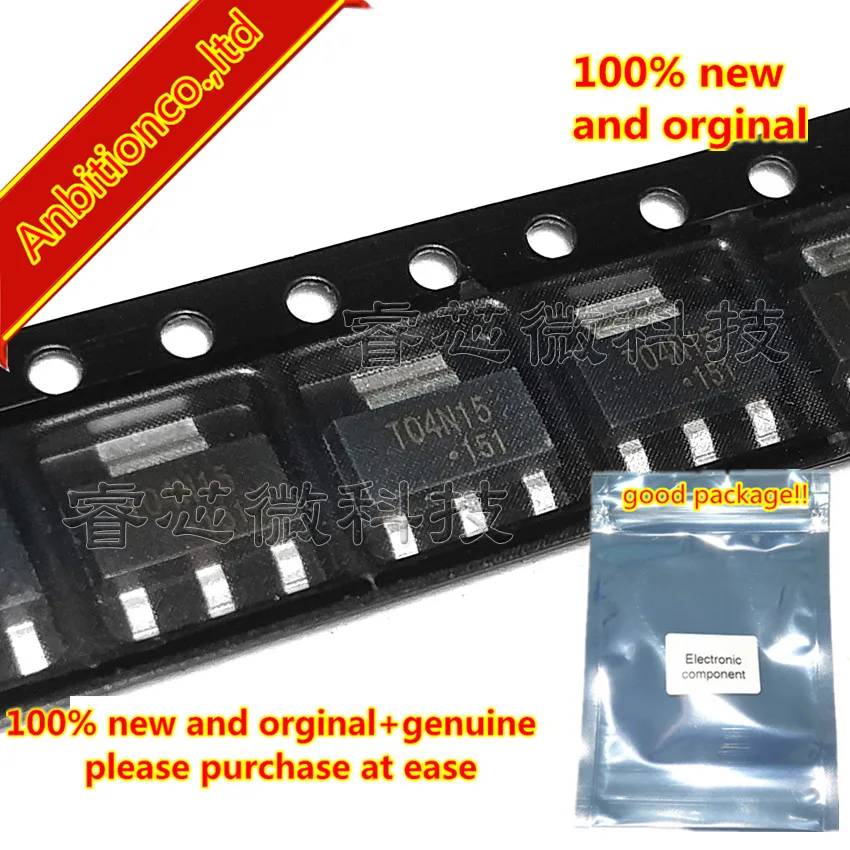 10 шт. 100% новый и оригинальный CJT04N15 Шелковый экран T04N15 CJ SOT-223 N-Channel Power MOSFET в наличии