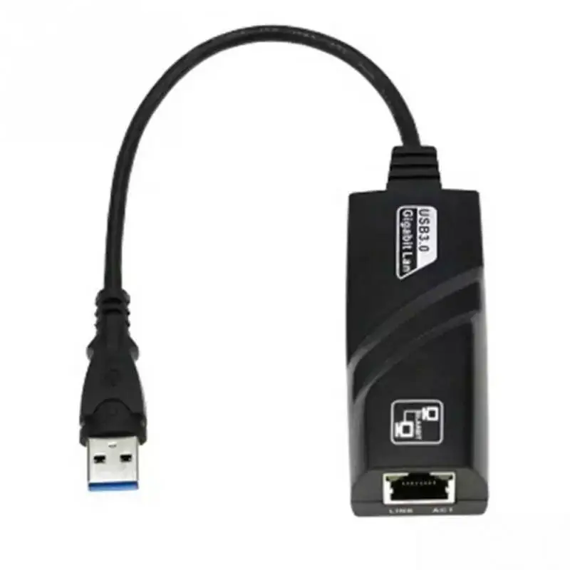 

Gigabit Network adapter USB 3.0 To Gigabit Ethernet RJ45 LAN (10/100/1000) Mbps Network Adapter For PC K laptop accessory #30