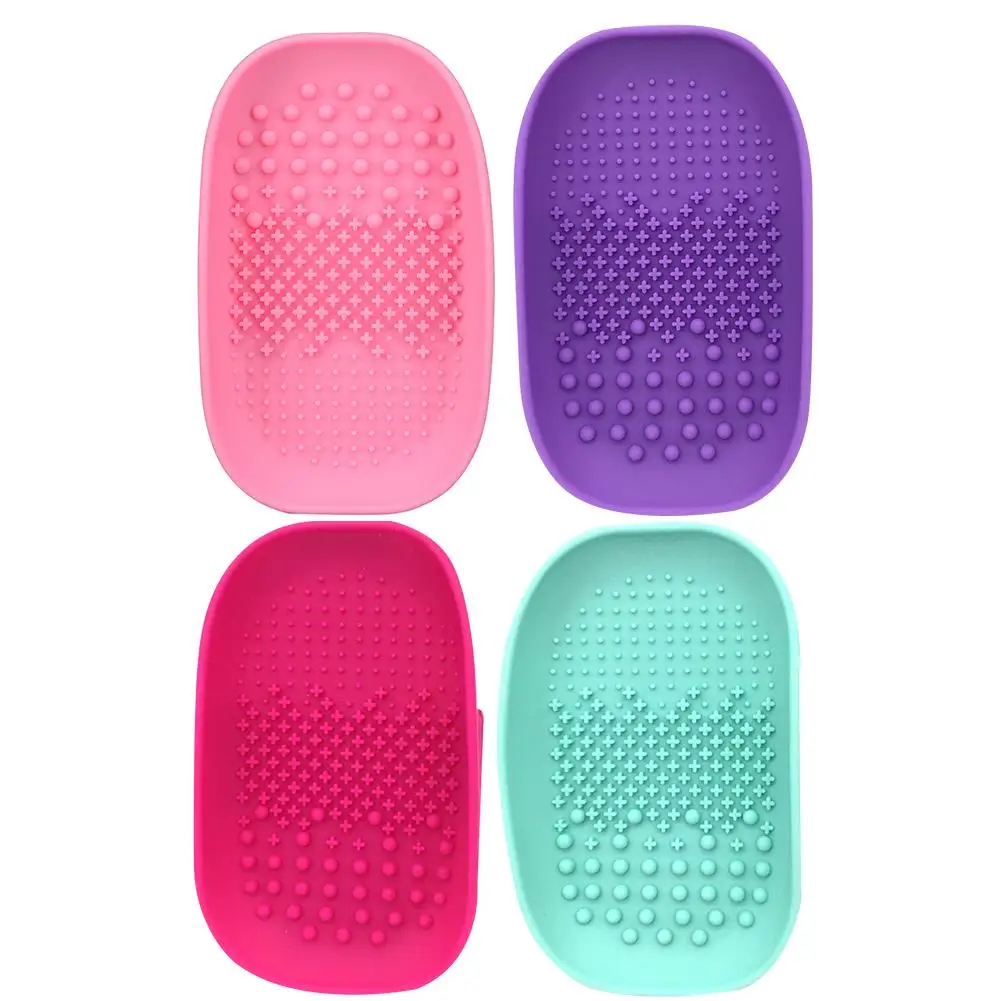 Makeup Brush Cleaner Makeup Brush Cleaner Pad Cosmetic Brush Cleaning Mat Portable Washing Tool Scrubber Makeup Brush Cleaner Makeup Brush Cleaner Pad Cosmetic Brush Cleaning Mat Portable Washing Tool Scrubber