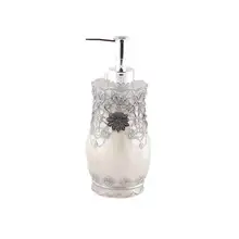 300 мл полимерная бутылка с насосом многоразового использования, пустой контейнер, прилавок, дозатор лосьона для шампуня, геля для душа, жидкого мыла(жемчужно-белый