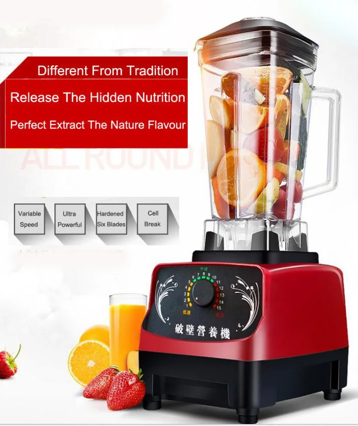 

1600W 2L 3 BPA FREE commercial professional smoothies powerful blender food mixer juicer with german motor technology