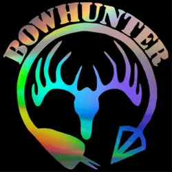 Bowhunter олень автомобиля Стикеры для стен и окон окно для двери, ноутбука Автомобиль Грузовик Мотоцикл бампер виниловая наклейка