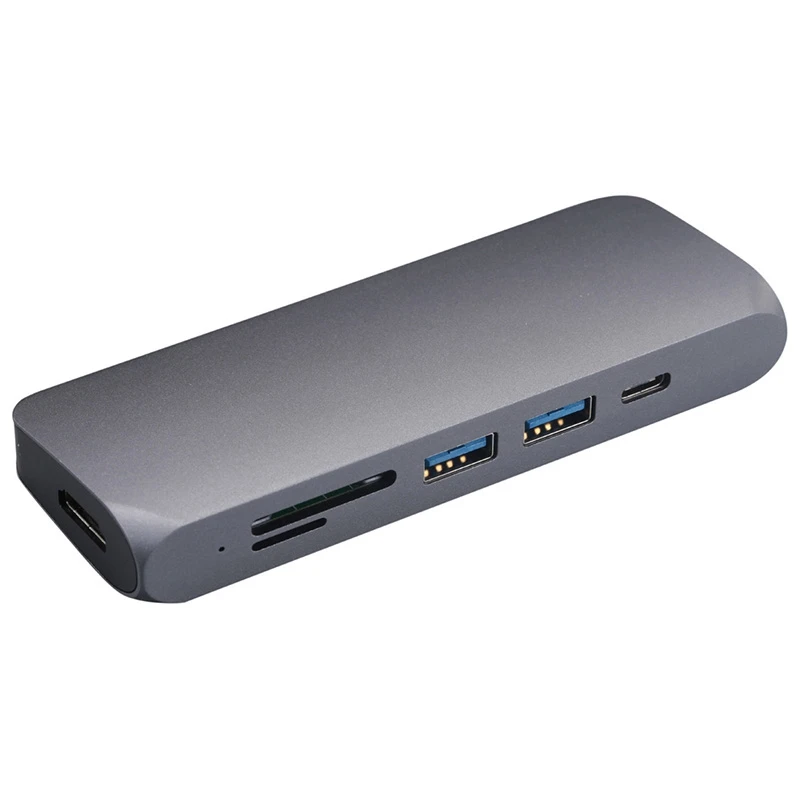 Usb-C к Hdmi 6-in-1 конвертер может вместить Type-C Usb3.0 Sd Tf карта концентратор зарядки