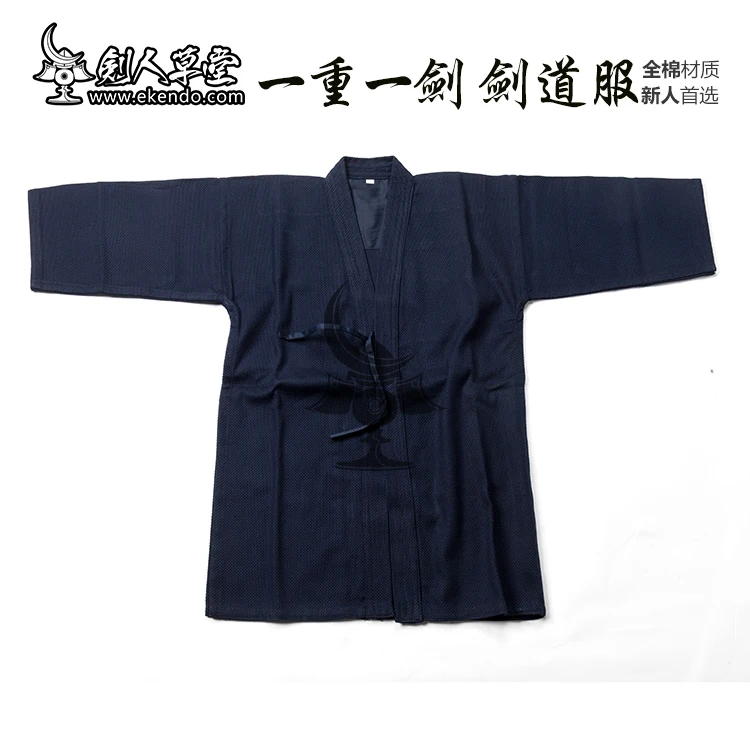  Однослойная японская форма Kendo Kendogi 100% хлопок фиксированный цвет все размеры