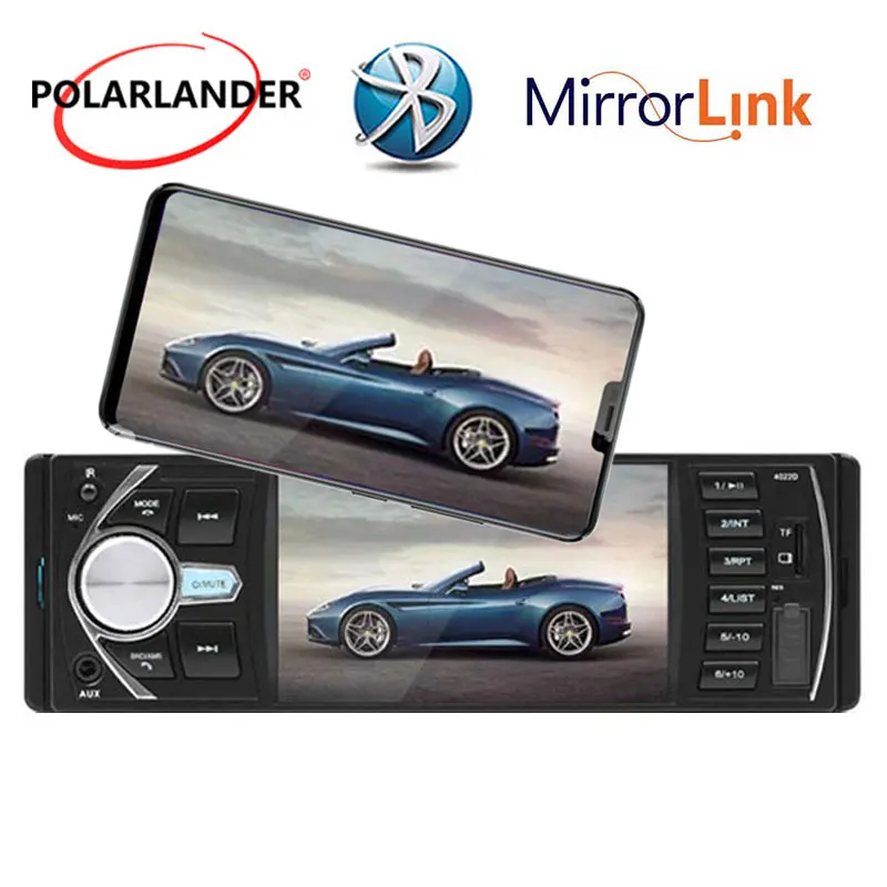 Autoradio 4.1 inch Car radio player MP5 bluetooth radio cassette player 12V Car Audio video FM/USB/TF/MMC 1 Din DVR/AUX input