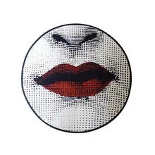 Круглый напольный коврик, модный современный круглый ковер, индивидуальный принт, нескользящий ковер для гостиной диаметром 120 см