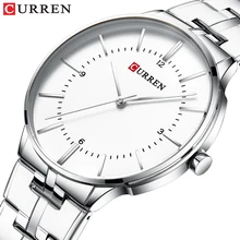 Мужские часы CURREN кварцевые наручные из нержавеющей стали Montre Homme