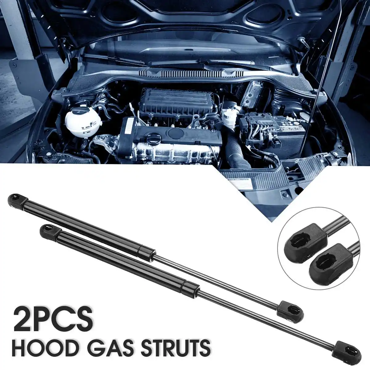 

2Pcs Car Front Bonnet Hood Support Gas Lift Support Shocks Strut Damper Prop Rod Arm For Vw T5 T5.1 Transporter T5 Hydraulic