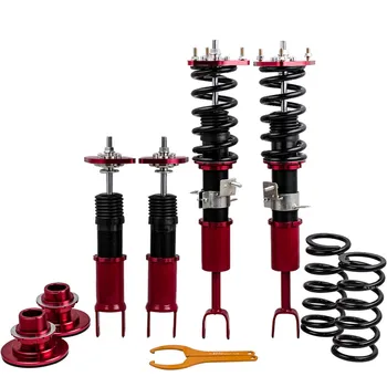 

Full Coilover Suspension lowering Kit For Nissan Fairlady Z 350Z Z33 Coil Springs red
