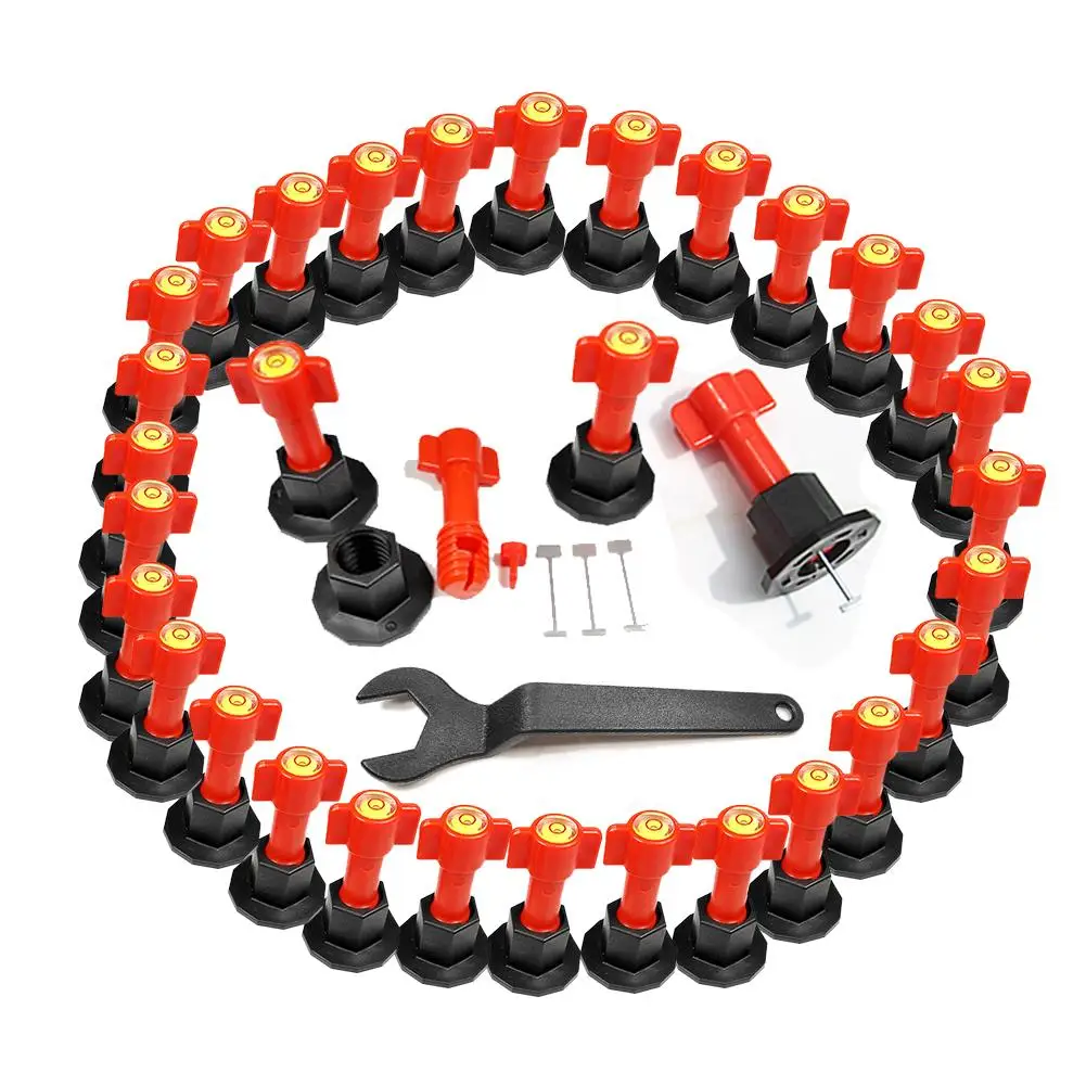 

New 50pcs/set Level Wedges Tile Spacers For Flooring Wall Tile Carrelage Leveling System Leveler Locator Spacers Plier