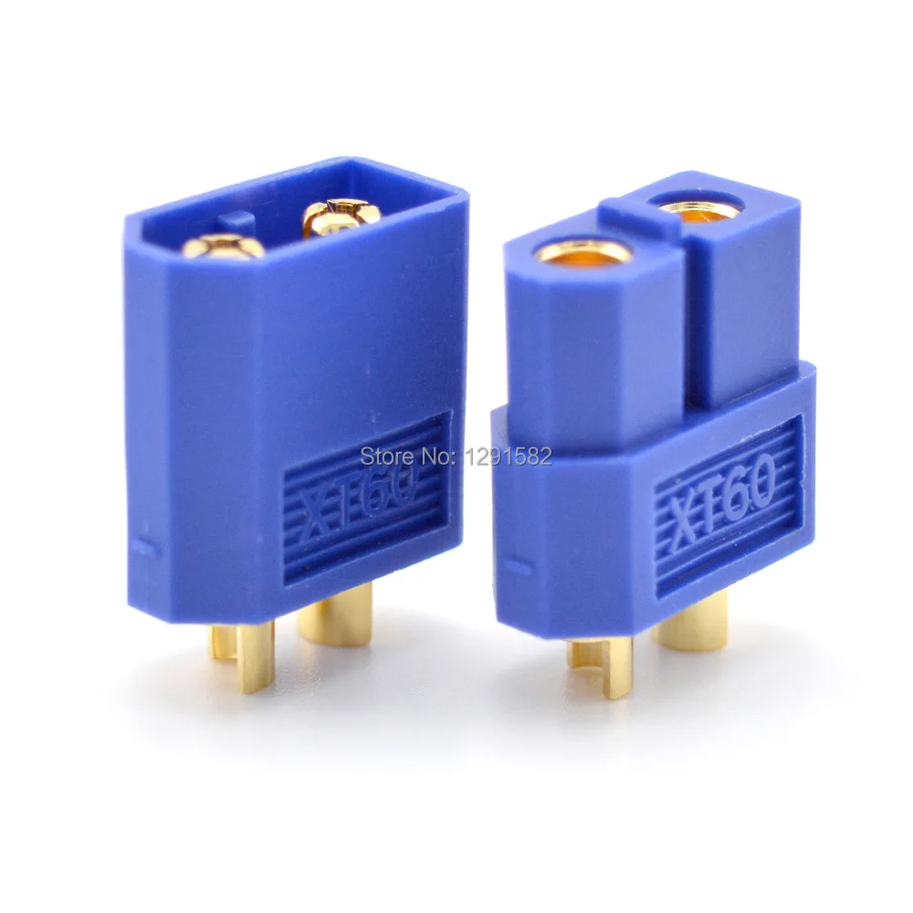 Amass XT60 Male//Female Bullet Connector Plugs Blue For RC Lipo Battery