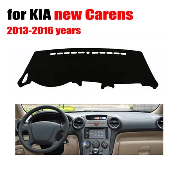 

FUWAYDA Car dashboard cover mat for KIA New Carens 2013-2016 Left hand drive dashmat pad dash covers auto dashboard stickers