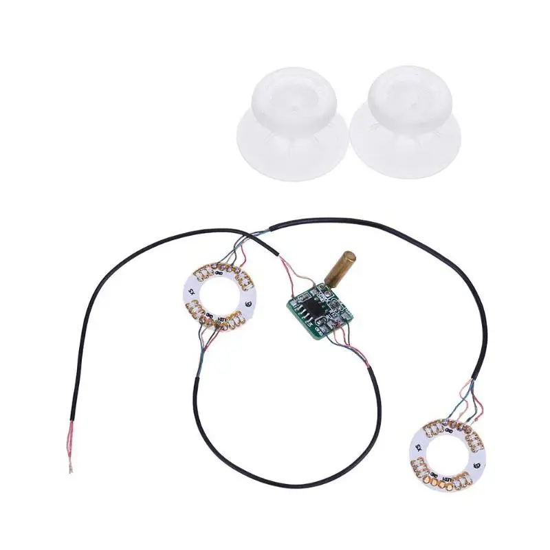 

1PC LED Light Thumbsticks Mod with Clear Thumbstick Caps for PS4 Playstation 4 DIY Controller Enjoy Your Game Time