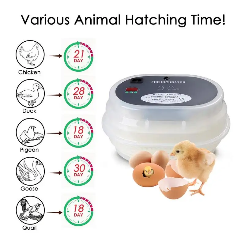 Egg Incubator Digital Display Fully Automatic Hatcher Intelligent Temperature Control 220V Home Use Hatcher Egg Incubator Digital Display Fully Automatic Hatcher Intelligent Temperature Control 220V Home Use Hatcher