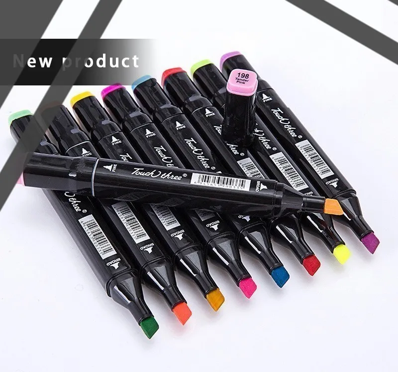 

Hot Sale Double-headed alcohol Oily Marker Pen Nib Student painting Art school Horticultural Landscape Design