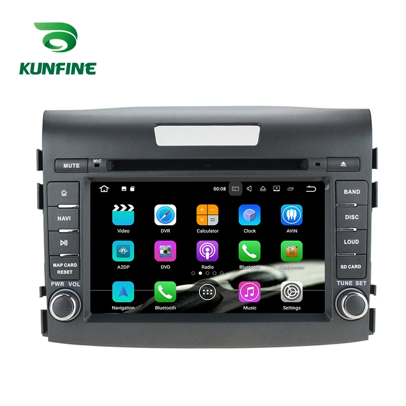 Android 9,0 Core PX6 A72 Ram 4G Rom 64G Автомобильный DVD gps мультимедийный плеер стерео для HONDA CRV 2012 2013 радио головное устройство