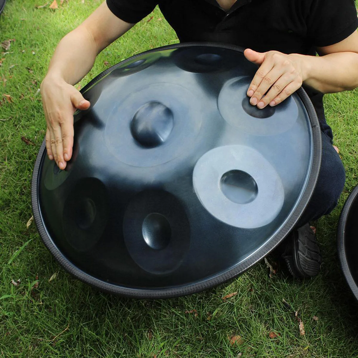 9 нот барабана HandPan из углеродистой стали, барабаны для музыкальной поддоны, Ударные музыкальные инструменты F Major/D Minor+ сумка