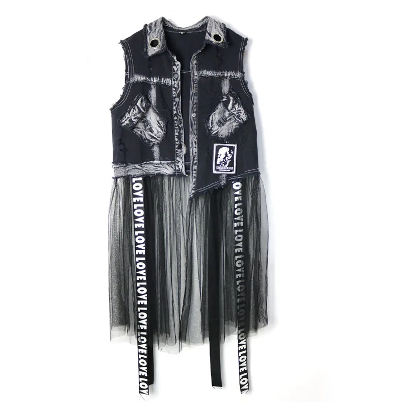 

2019 New Europe Casual Loose Patchwork Turn-down Collar Single Breasted Fashion Vast Women Summer Long Caot